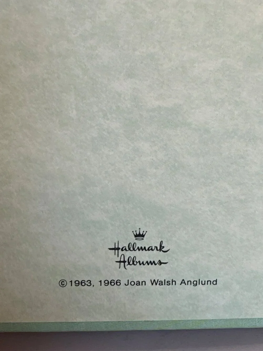 Joan Walsh Anglud Photo Album Hallmark  